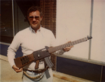Bruce and his M-16 Guitar